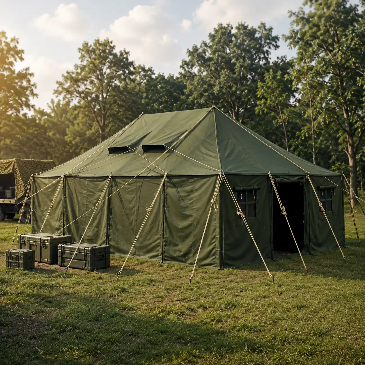 Tenda Komando Outdoor Custom Logo Instansi