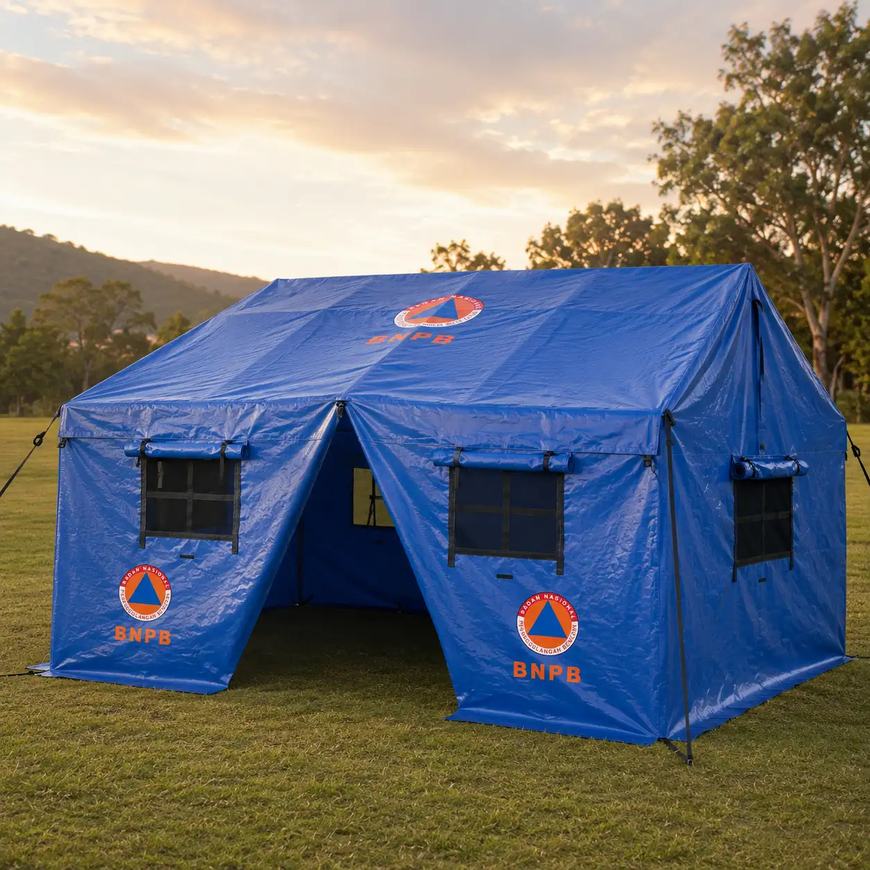 Tenda Keluarga Outdoor Custom Logo Instansi