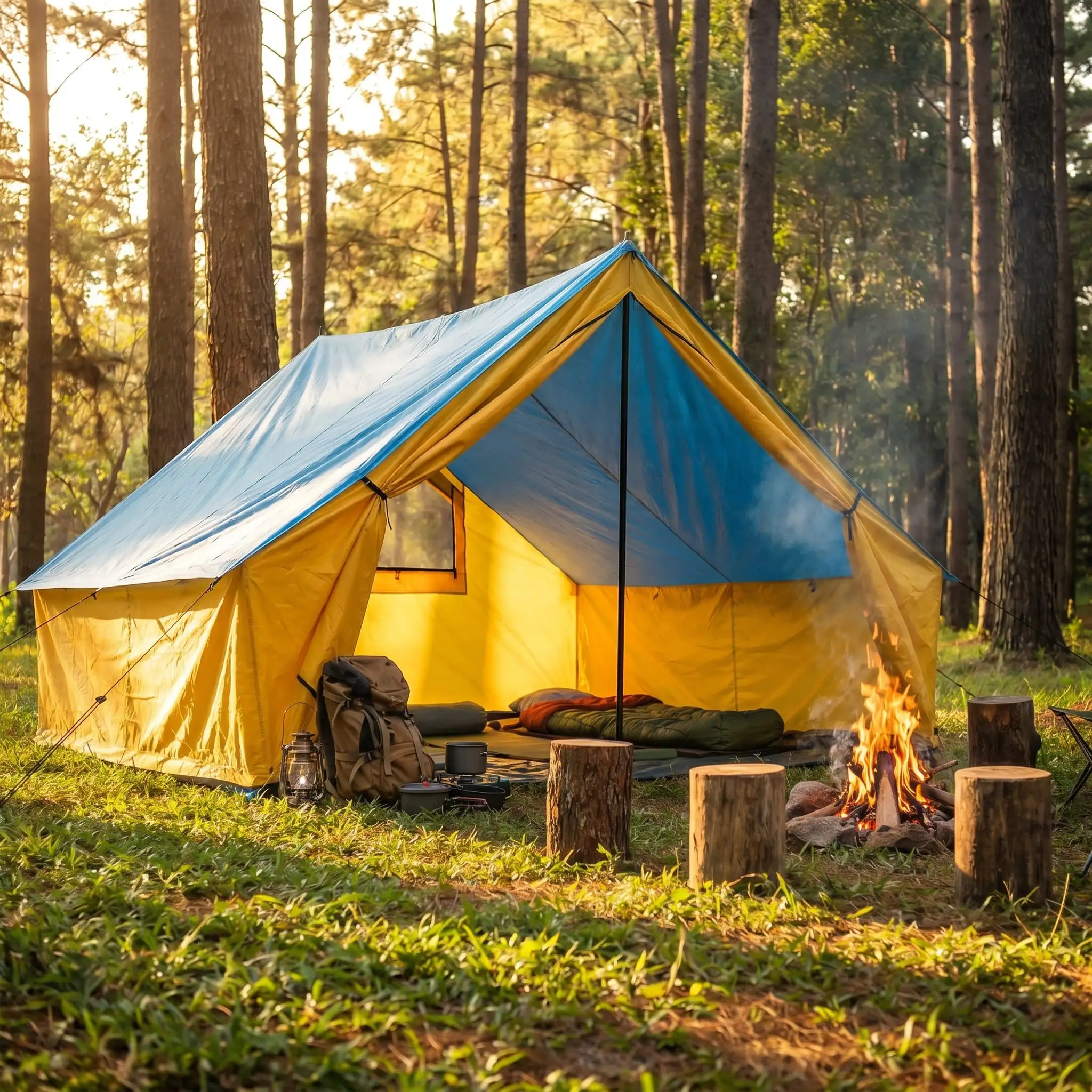 Tenda Pramuka Regu untuk Camping dan Kegiatan Lapangan