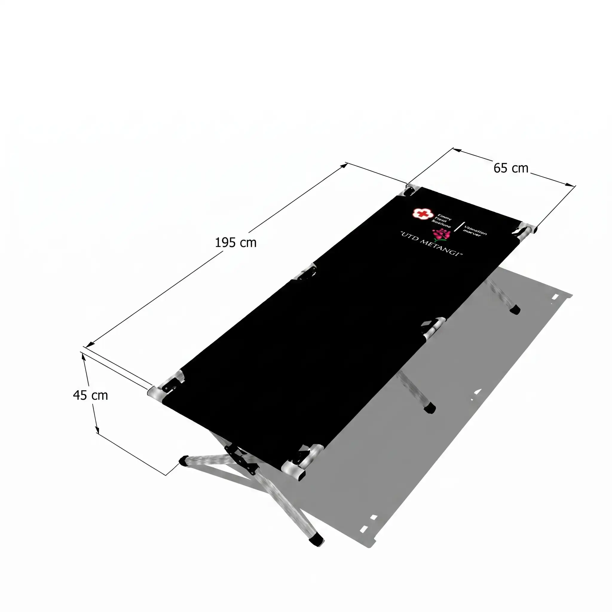 Velbed Aluminium Lipat untuk Posko dan Tanggap Darurat